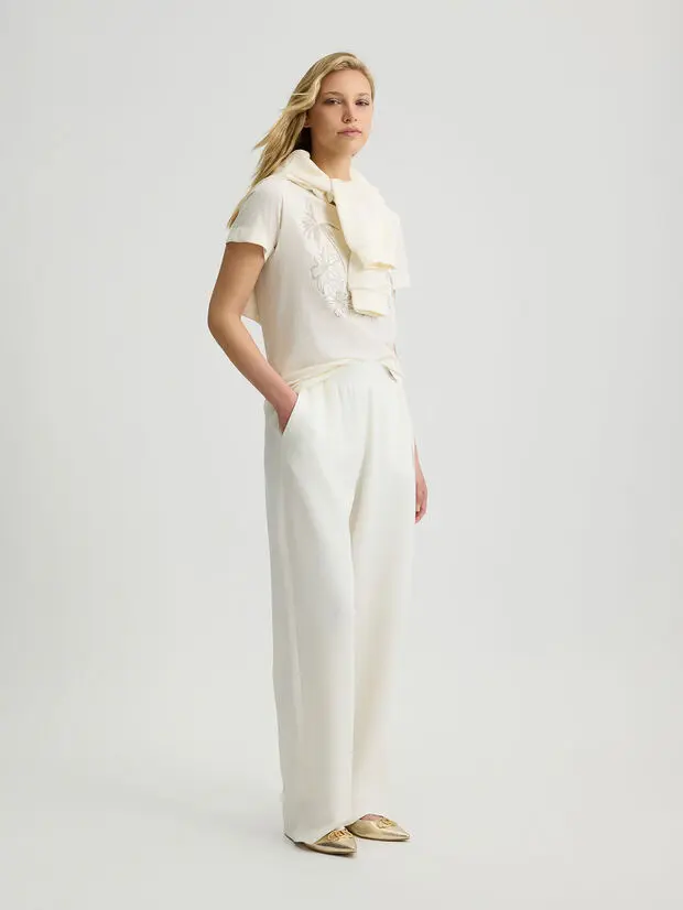 Брюки-джоггеры из ткани скуба